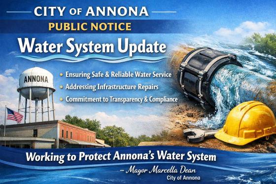 Public Notice: Water System Update